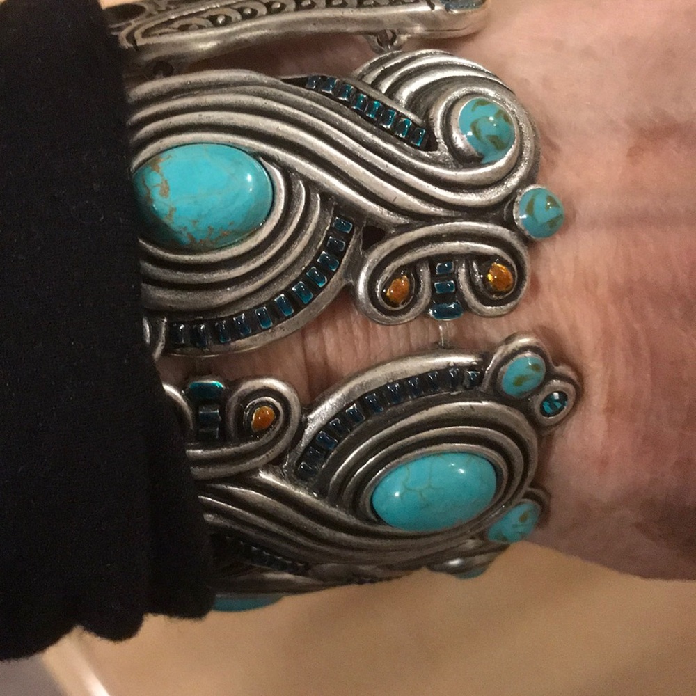 Beautiful Chicos Statement Bracelet - image 1
